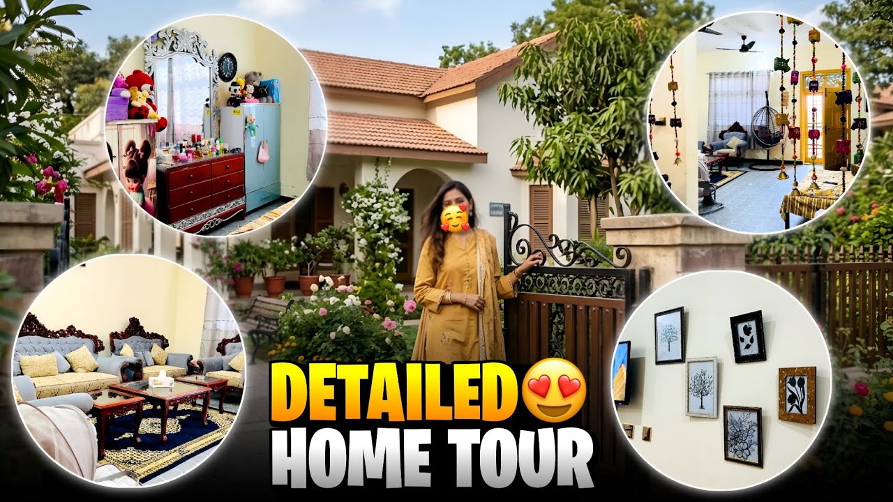 Home Tour 😍✨ | Chicken Bhindi Full Recipe | Ramza Mai Ghr Ki Ronakein | Family Vlog