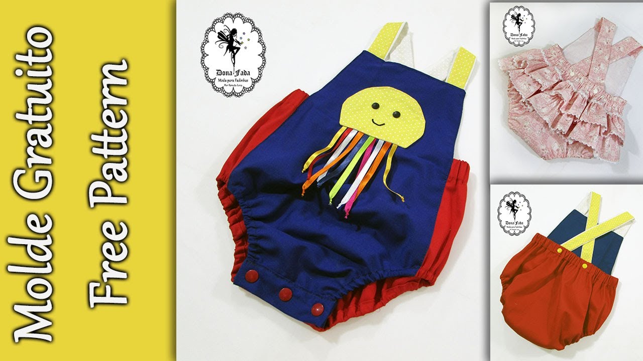 Jardineira RN a 2 anos   Molde Gratuito