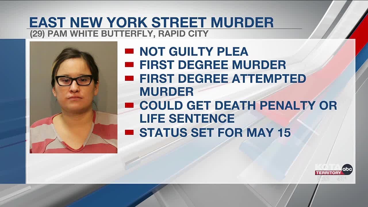Rapid City woman pleads not guilty to East New York Street murder - YouTube