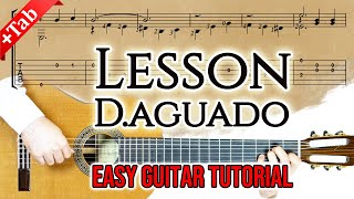 Lesson by Dionisio Aguado Easy Classical Slow
