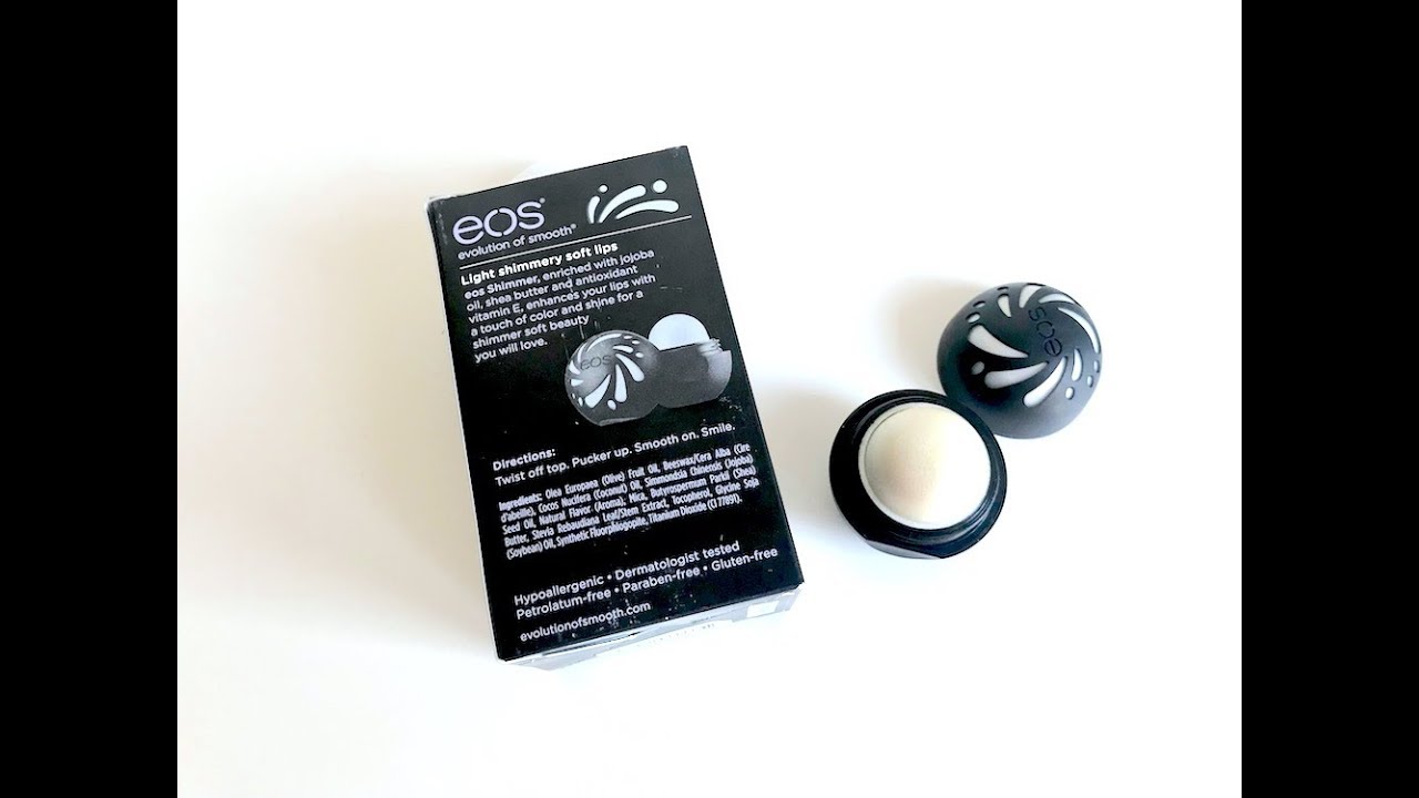 IHERB EOS, Shimmer Lip Balm Sphere, Pearl (EOS бальзам для губ