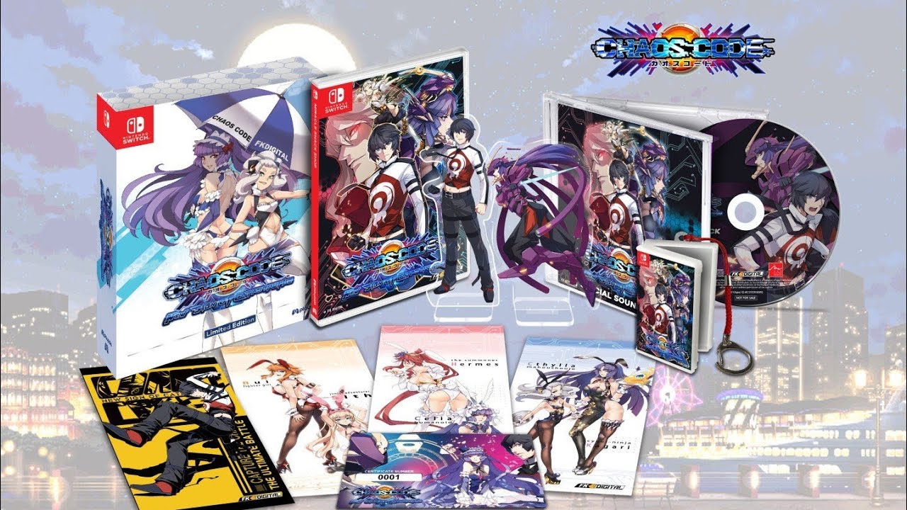 Chaos code limited editon (play asia exclusive) unboxing.