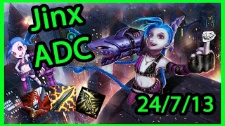 Jinx ADC (S5) Jinx Build - League of Legends Full Game w/ Commentary
