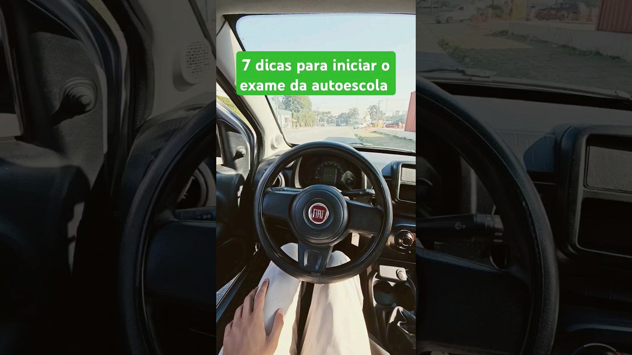 7 dicas para iniciar o exame da autoescola. #baliza #autoescola #primeirahabilitação
