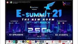 E-Summit'21 || SRIDHER JEYACHANDRAN || Day 2-Guest session