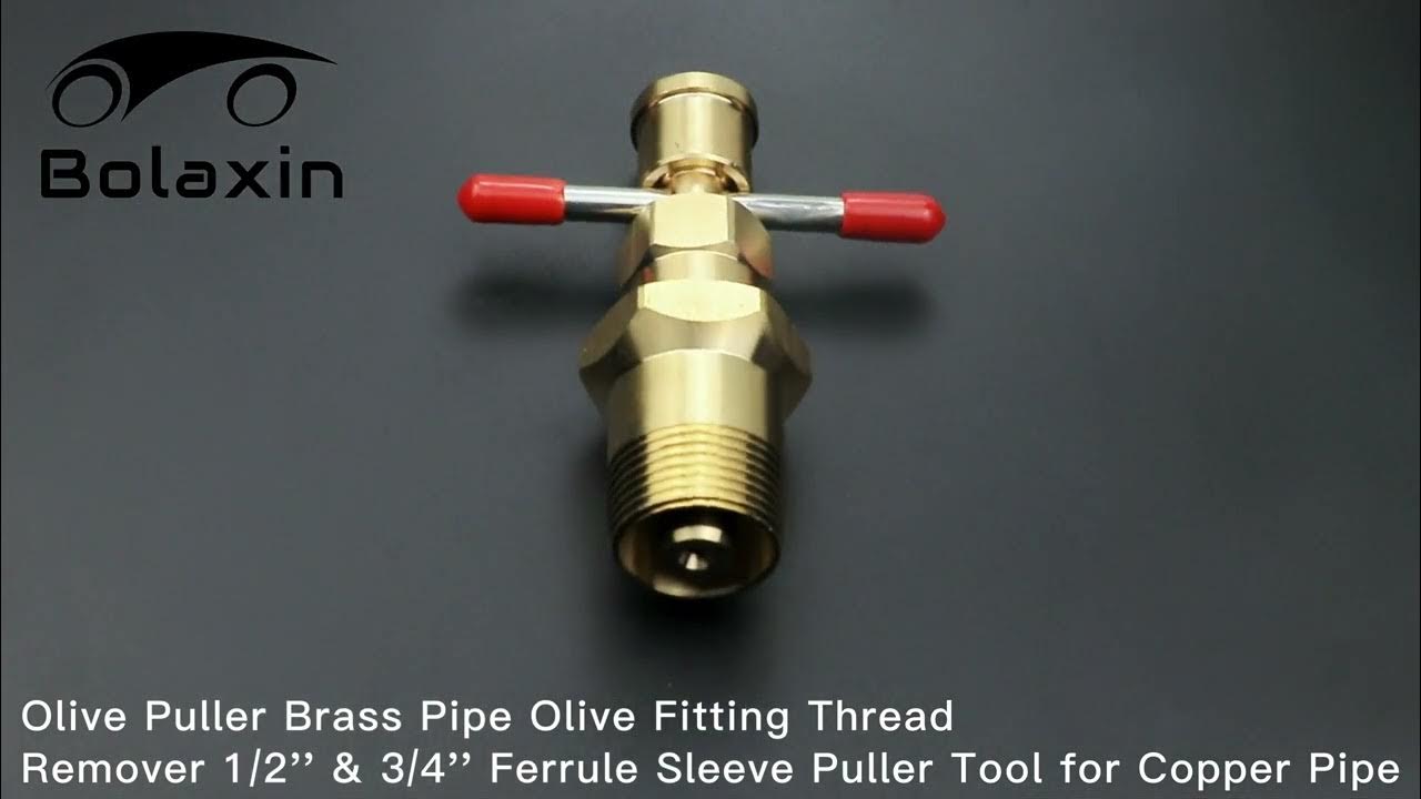 Olive Puller Pipe Fits Thread Remover 1/2'' & 3/4'' Ferrule Sleeve
