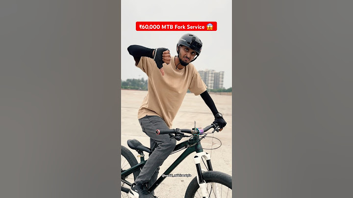 Expensive MTB Fork Service🤯 #bike #stunt #fork #airfork #manitou #cyclestunt #cycle #mtb #repair