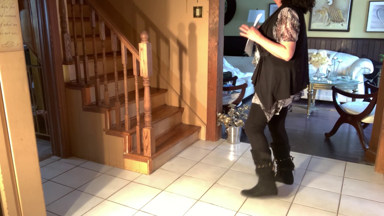 Wagon Wheel Rock line dance instructional video