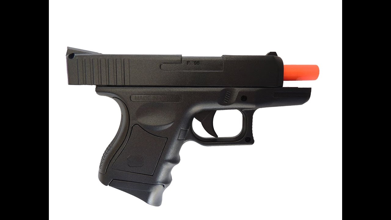 Review da pistola baby Glock de Airsoft YouTube