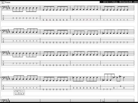 いきものがかり　流星ミラクル　ベースTAB譜