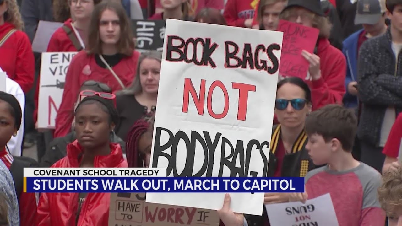 Nashville students walk out, call for gun reform one week after ...