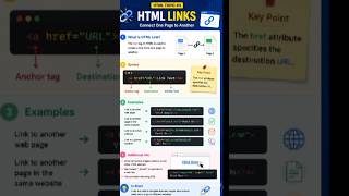 Html links 🔗 #developer #html #tech #frontenddevelopment #codingforbeginners #computerscience