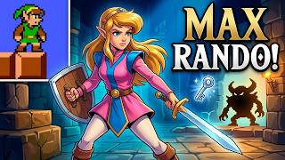 Zelda 2 Remastered Randomizer: The Adventure of CD-i Zelda - 2nd Quest Max Rando