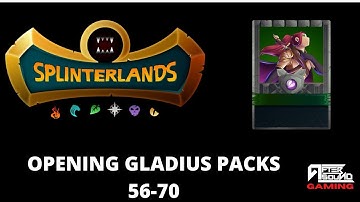 OPENING GLADIUS PACKS 56-70