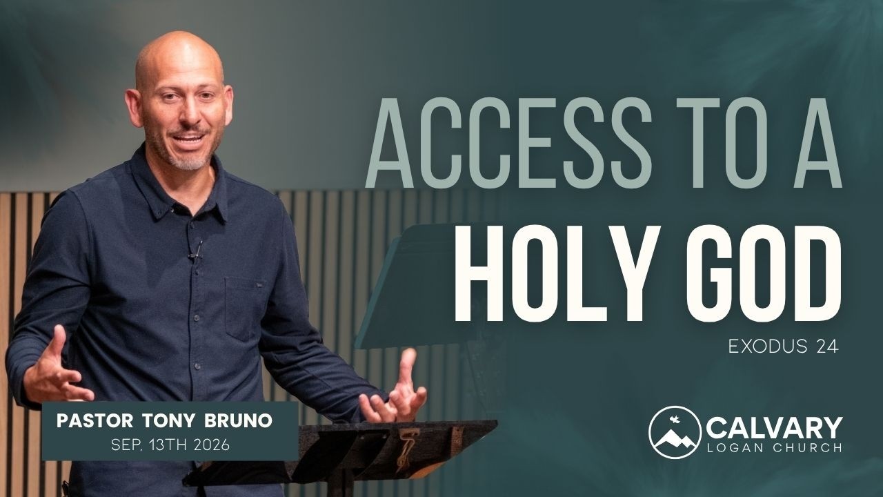Bold Access, Holy Reverence | Exodus 24 | Pastor Tony Bruno video thumbnail