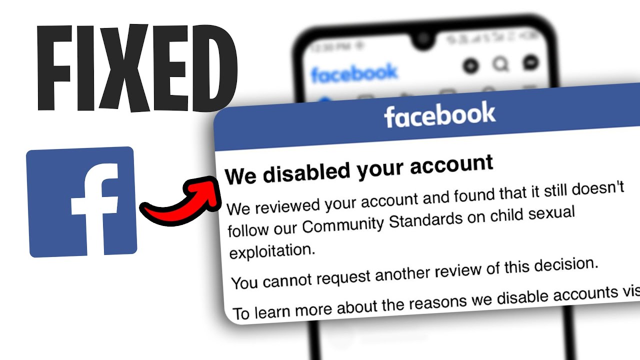 How to Fix “We’ve Disabled Your Account” on Facebook – 2026 Solution ✅