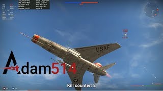 War Thunder F100D 8 Kills | Worst Supersonic?