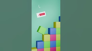 Cube wall |10| #relaxingshowstudio #satisfying #blender #relaxing #asmr #fyp #shorts