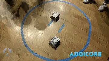 Addicore Cardboard Sumo Bot Addikit - In Action!