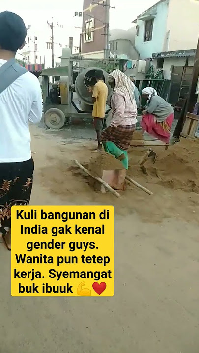 Ibu-ibu India Jadi Kuli Bangunan Wanita!! Mantap Bettt! 👍🏼 #india #indian #indianwoman #wanitaindia