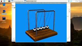 Newton's Cradle (Raspberry Pi)