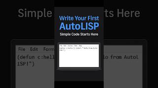 AutoLISP for Beginners: The Fastest Way to Start Coding #LearnAutoLISP #Programming