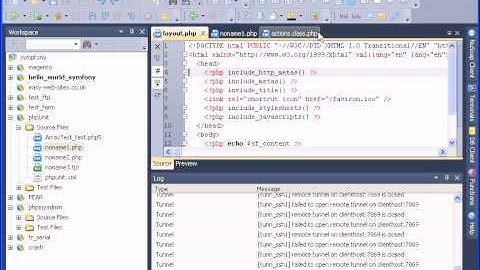 PHP IDE - worksets in PhpED