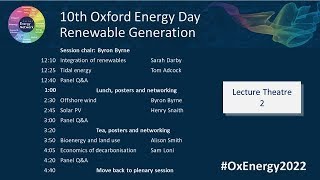 10 OED 15:50 Smith and Loni Renewable Generation | Lecture Theatre 2