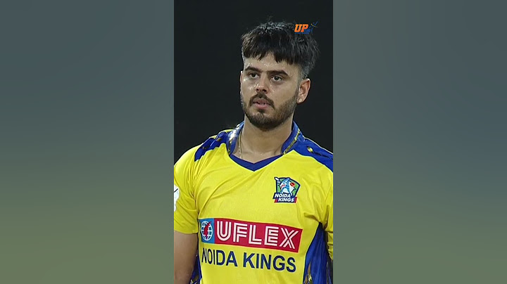 Nitish Rana took a wicket | Noida Kings vs Meerut Maverick | UPT20 | JioCinema & Sports18