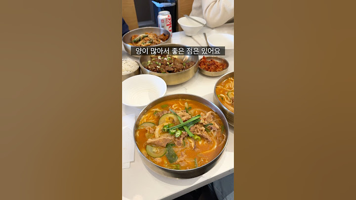 외국에 흔치 않은 진짜 한식 ‘전문점’