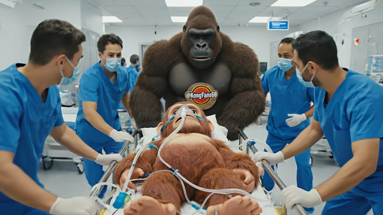 Baby Kong Falls While Skating | A Touching Father and Child Story of Love and Care