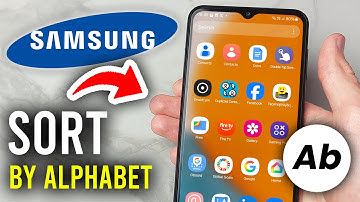 How To Alphabetize Apps On Samsung Phone (Sort By Alphabet) - Step By Step