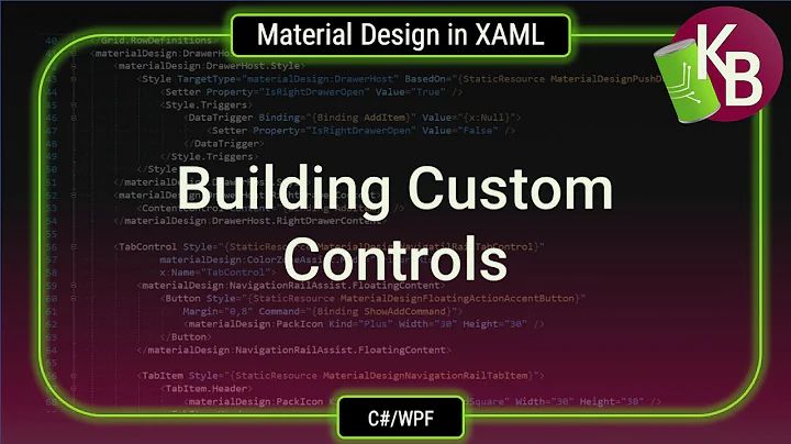 C#/WPF Building Custom Controls