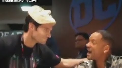 Henry Cavill Pranks Will Smith at Comic Con 2016