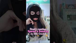 Spend a Sunday ~as 12th Grader #viral #study #minivlog #12thgrade #pcb #shorts #motivation