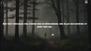SURAH YUSUF with Rain sounds || Abdul Rahman Mossad ||