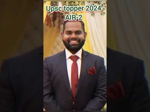 Upsc topper 2024 air-1 animesh pradhan #upsc #motivation
