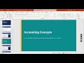 Accounting Concepts and Conventions