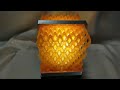 3D Printed Lamp - T120204 Fluorite/Orange