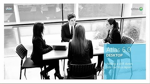 Adding a drill down side bar to a report