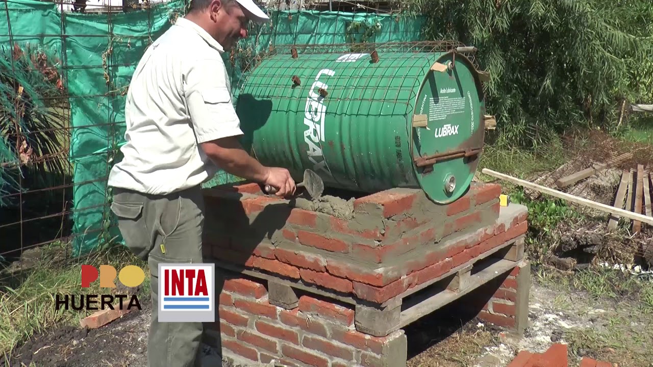 INTA EEA Paraná - Construcción de Horno Económico de Tambor - YouTube
