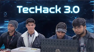 Hybrid Hackathon "TecHacks 3.0" at Chitkara University