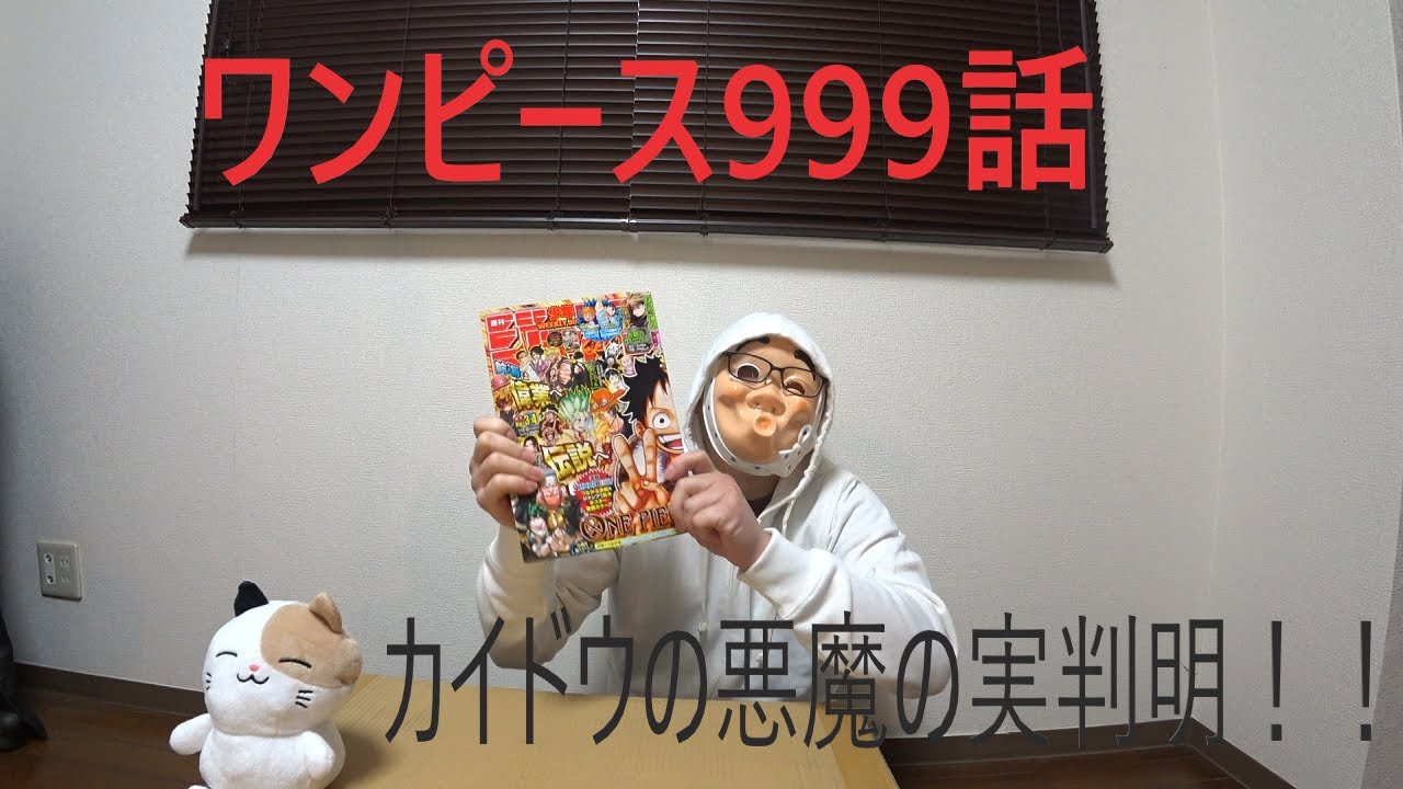 ワンピース999話 カイドウの悪魔の実判明 ネタバレ感想考察 Youtube
