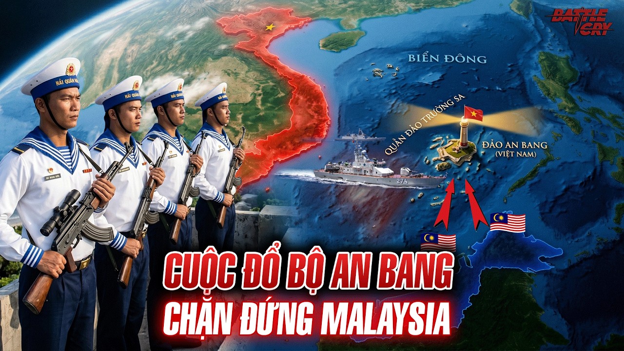 CUỘC ĐÁNH ÚP LỊCH SỬ TẠI ĐẢO AN BANG, ĐẶC CÔNG NƯỚC VIỆT NAM ÉP CHIẾN HẠM MALAYSIA PHẢI QUAY ĐẦU