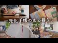 【手帳ルーティン】8時から20時まで。一元化手帳と過ごす7日間✍️月末〜月初めの書き方と「どんな日でも手帳を楽しむ!」ための工夫をたっぷりお届けします