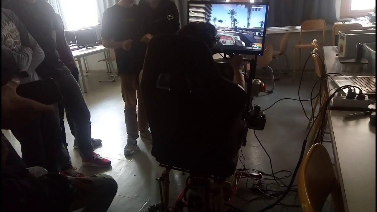 Dynamic Race Seat 2DOF wiper motors testing at Dhuoda