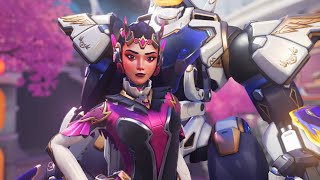 NEW Divine Demon D.Mon Skin Showcase | Overwatch