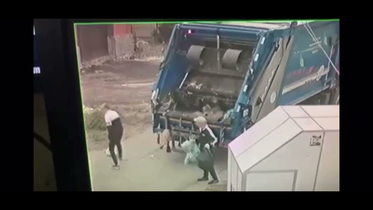 Погрузка мусора в Белгороде - YouTube