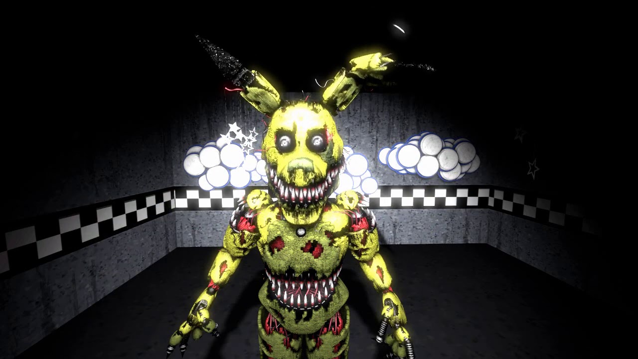  Fnaf Sfm Nightmare Springtraps Speech Broken Audio New Fixed 