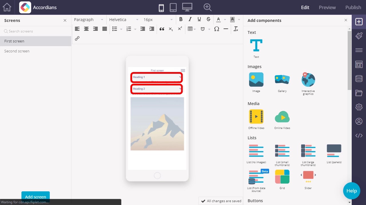 Accordion Components